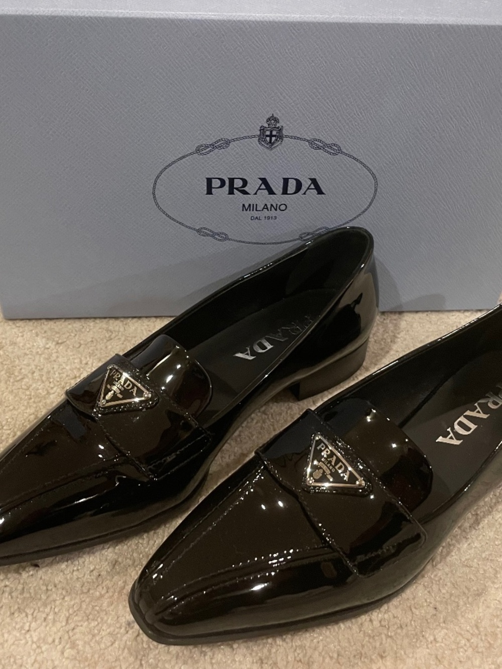 Prada Patent Leather Loafers